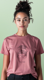 Mom Life Graphic Tee — "Busy Mom" Messy Bun Sunglasses T-Shirt (Back Text: "I’m a great mom I curse a lot but I’m a great f***ing mom")