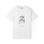 Mom Life Graphic Tee — "Busy Mom" Messy Bun Sunglasses T-Shirt (Back Text: "I’m a great mom I curse a lot but I’m a great f***ing mom")