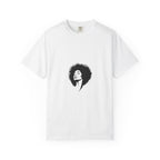 T-Shirt — Afro Silhouette Front & “Just Living My Best Life” Back Graphic