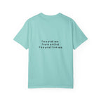 Mom Life Graphic Tee — "Busy Mom" Messy Bun Sunglasses T-Shirt (Back Text: "I’m a great mom I curse a lot but I’m a great f***ing mom")