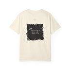 T-Shirt — Afro Silhouette Front & “Just Living My Best Life” Back Graphic