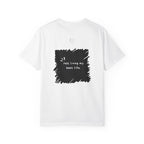 T-Shirt — Afro Silhouette Front & “Just Living My Best Life” Back Graphic