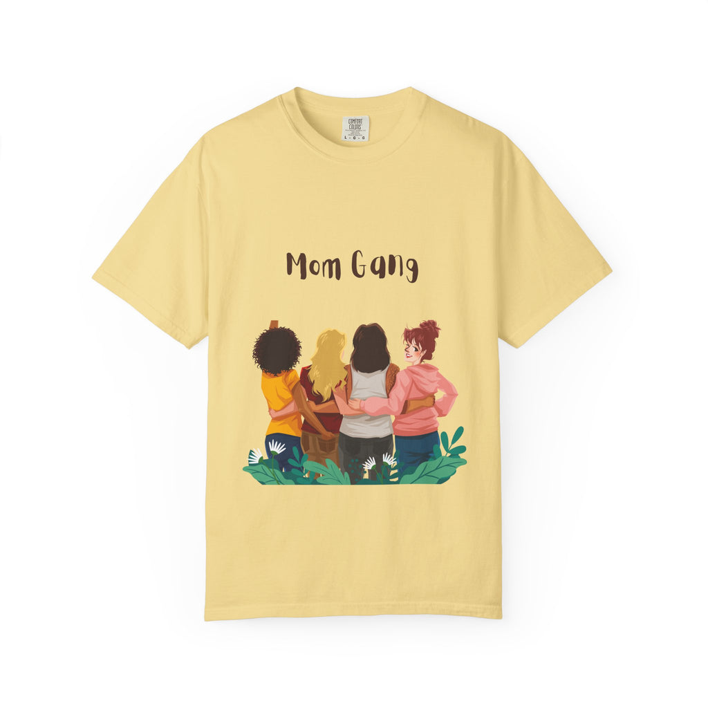 Mom Gang T-Shirt — Sisterhood Moms Graphic Tee (Front & Back Print)