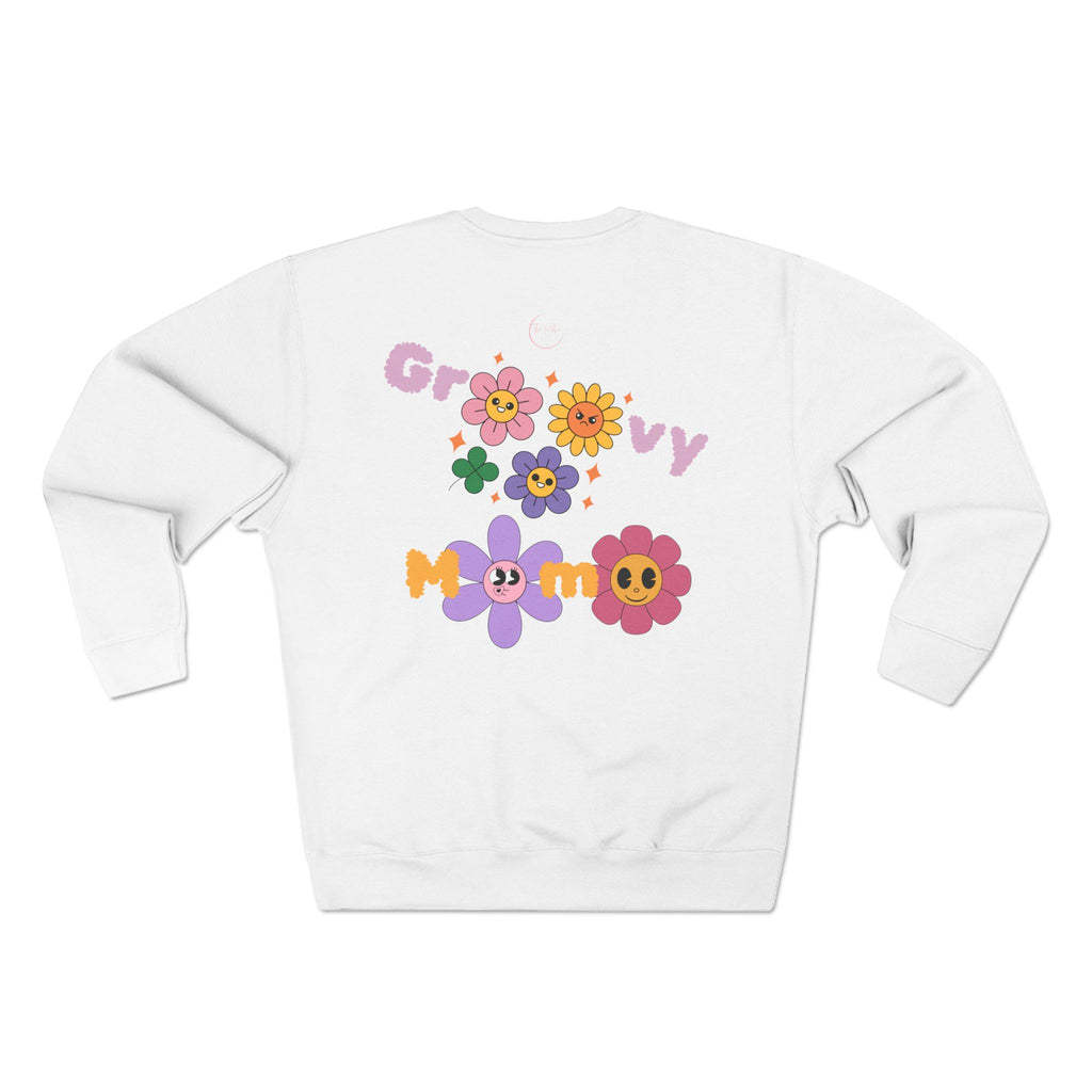 Groovy Mama Sweatshirt — Retro Flower Mom Crewneck