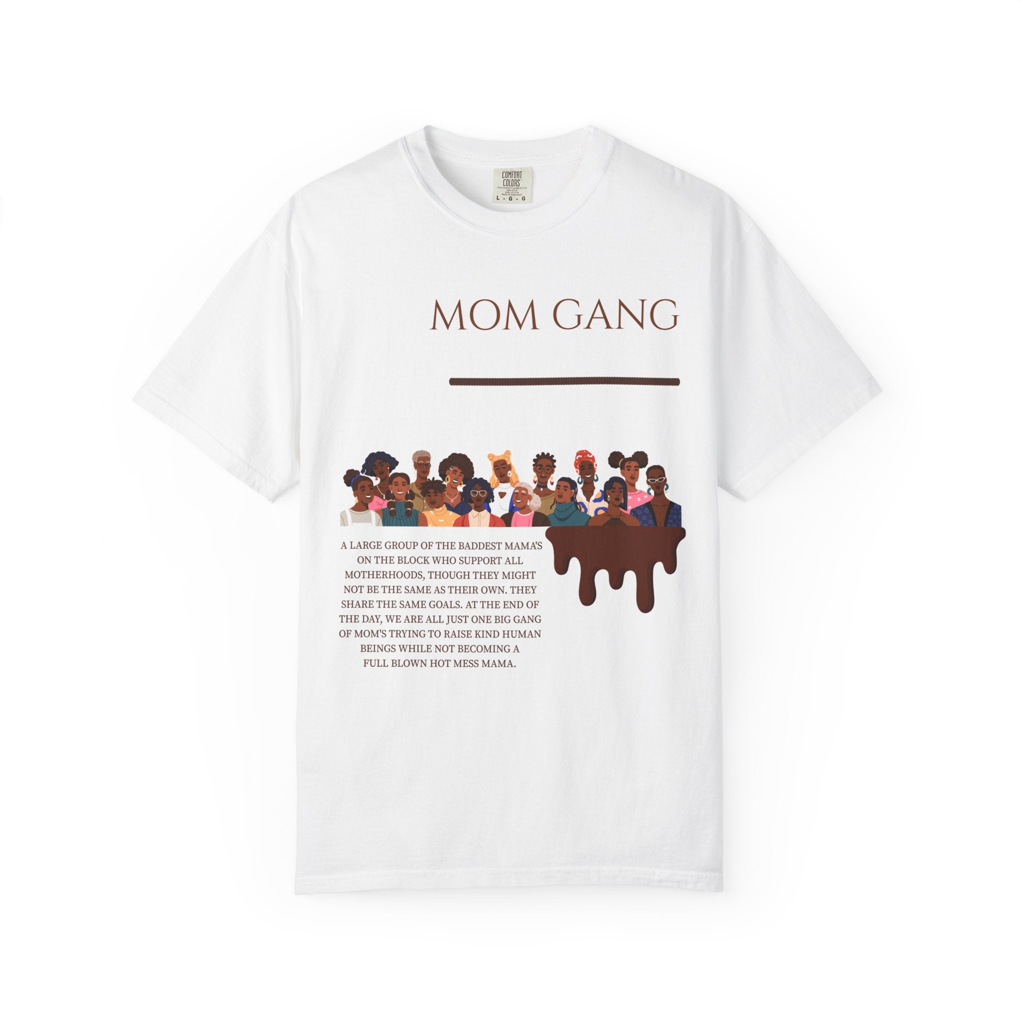 Mom Gang T‑Shirt — Funny Motherhood Crew Graphic Tee