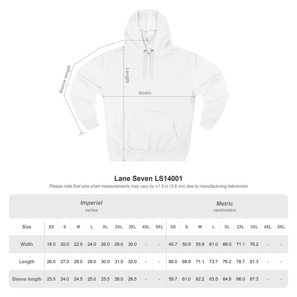 Three-Panel Fleece Hoodie — Cozy Charcoal Pullover Hoodie