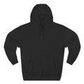 Three-Panel Fleece Hoodie — Cozy Charcoal Pullover Hoodie
