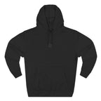 Three-Panel Fleece Hoodie — Cozy Charcoal Pullover Hoodie