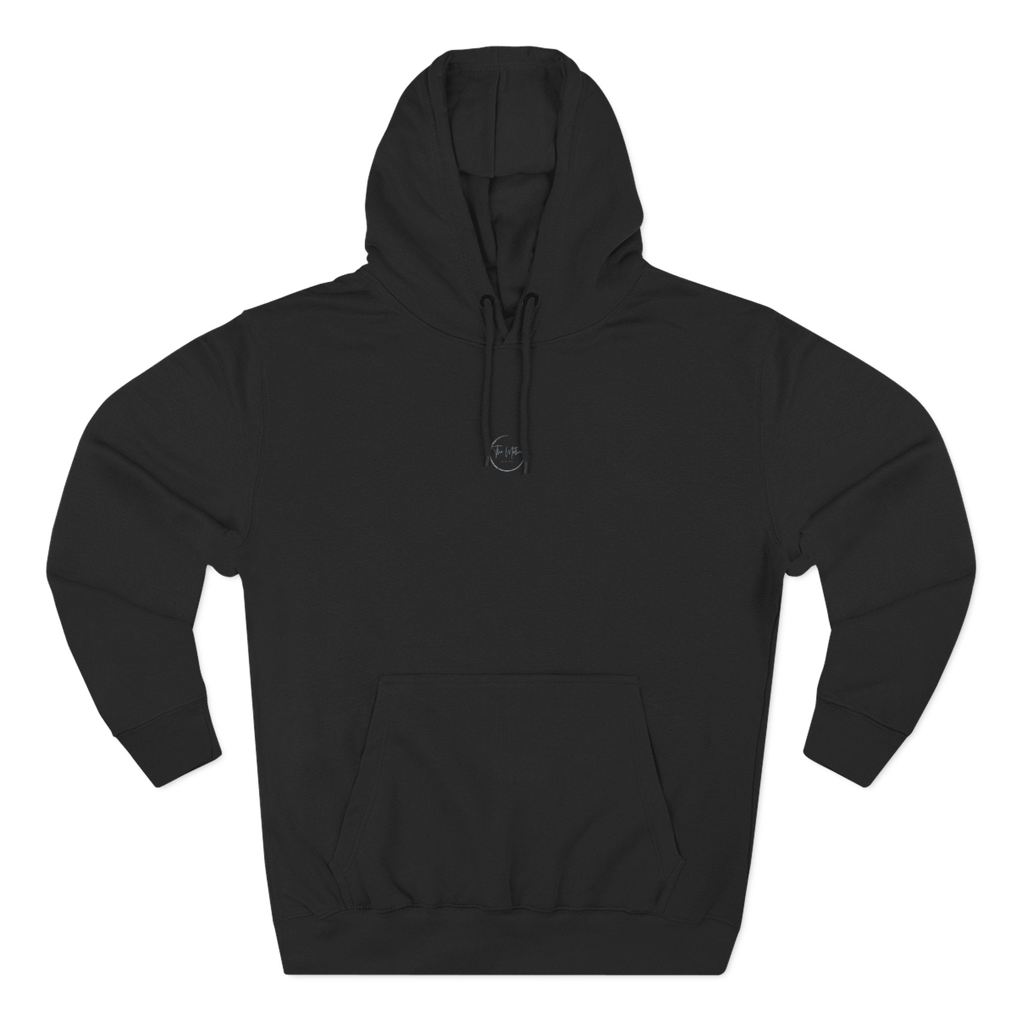 Three-Panel Fleece Hoodie — Cozy Charcoal Pullover Hoodie