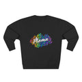 Mama Leopard Heart Crewneck Sweatshirt — Colorful Floral Leopard Print for Moms