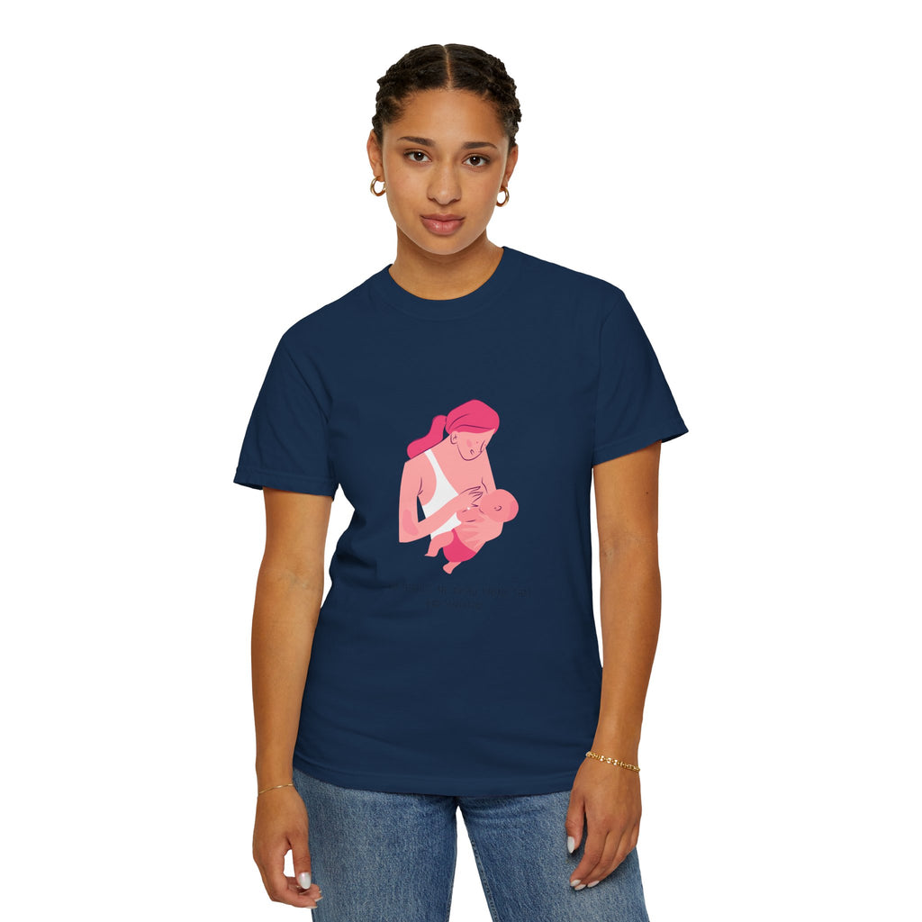 Breastfeeding Mama Graphic T-Shirt — 'My Favorite Person' Nursing Tee