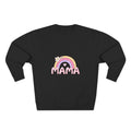 Mama Rainbow Crewneck Sweatshirt — Cute Pastel 'MAMA' Graphic
