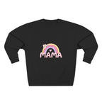 Mama Rainbow Crewneck Sweatshirt — Cute Pastel 'MAMA' Graphic