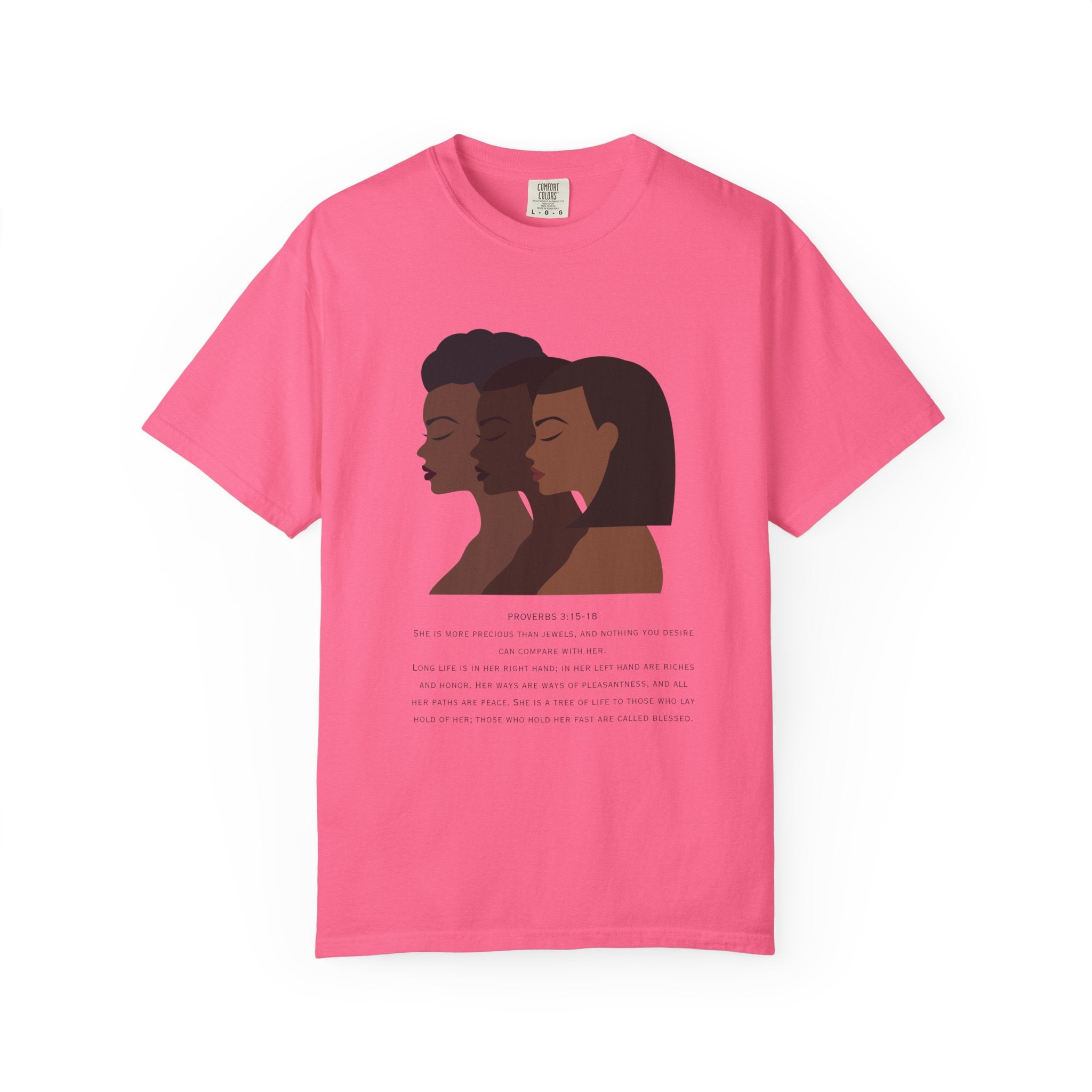 T-Shirt — Sisterhood Profile Portraits with Affirmation Text