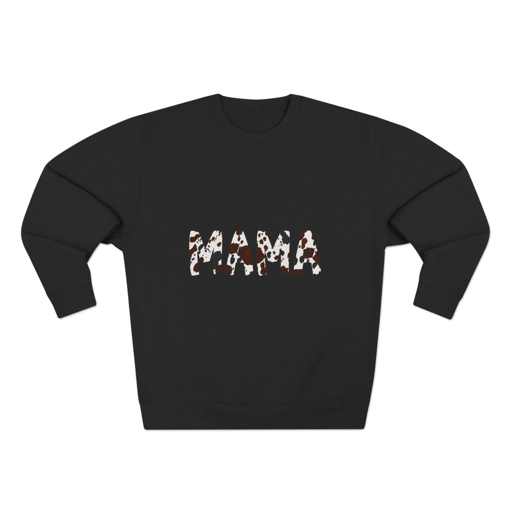 Mama Leopard Print Crewneck Sweatshirt