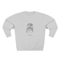Messy Bun Mom Crewneck Sweatshirt — 'Busy Mom' Minimal Sketch