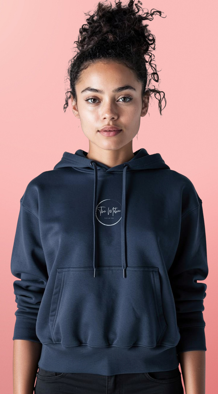 Three-Panel Fleece Hoodie — Cozy Charcoal Pullover Hoodie