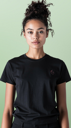 Graphic T-Shirt — "What's the Best That Could Happen?" Colorful Ransom-Style Back Print