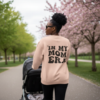 In My Mom Era Crewneck Sweatshirt — Retro Mom Graphic Pullover
