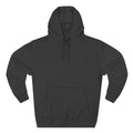 Minimal Embroidered Crescent Hoodie — Lightweight Fleece Pullover