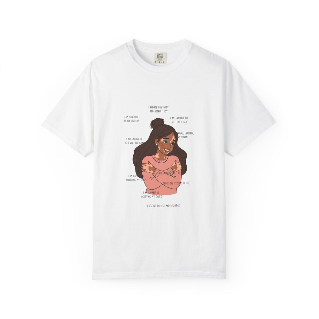 Self-Love Graphic T-Shirt — "I Am Enough" Illustration Tee