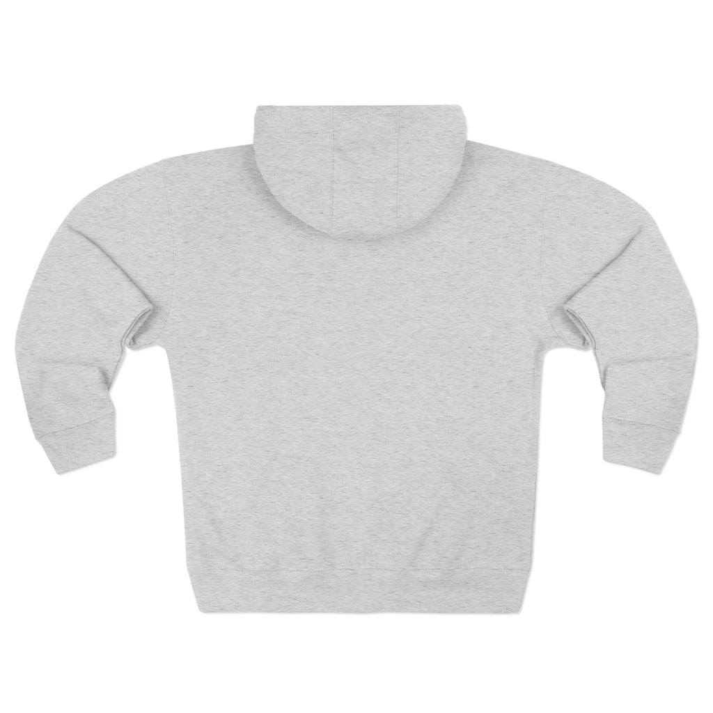 Minimal 'Be Kind' Zip Hoodie — Light Grey Casual Zip-Up