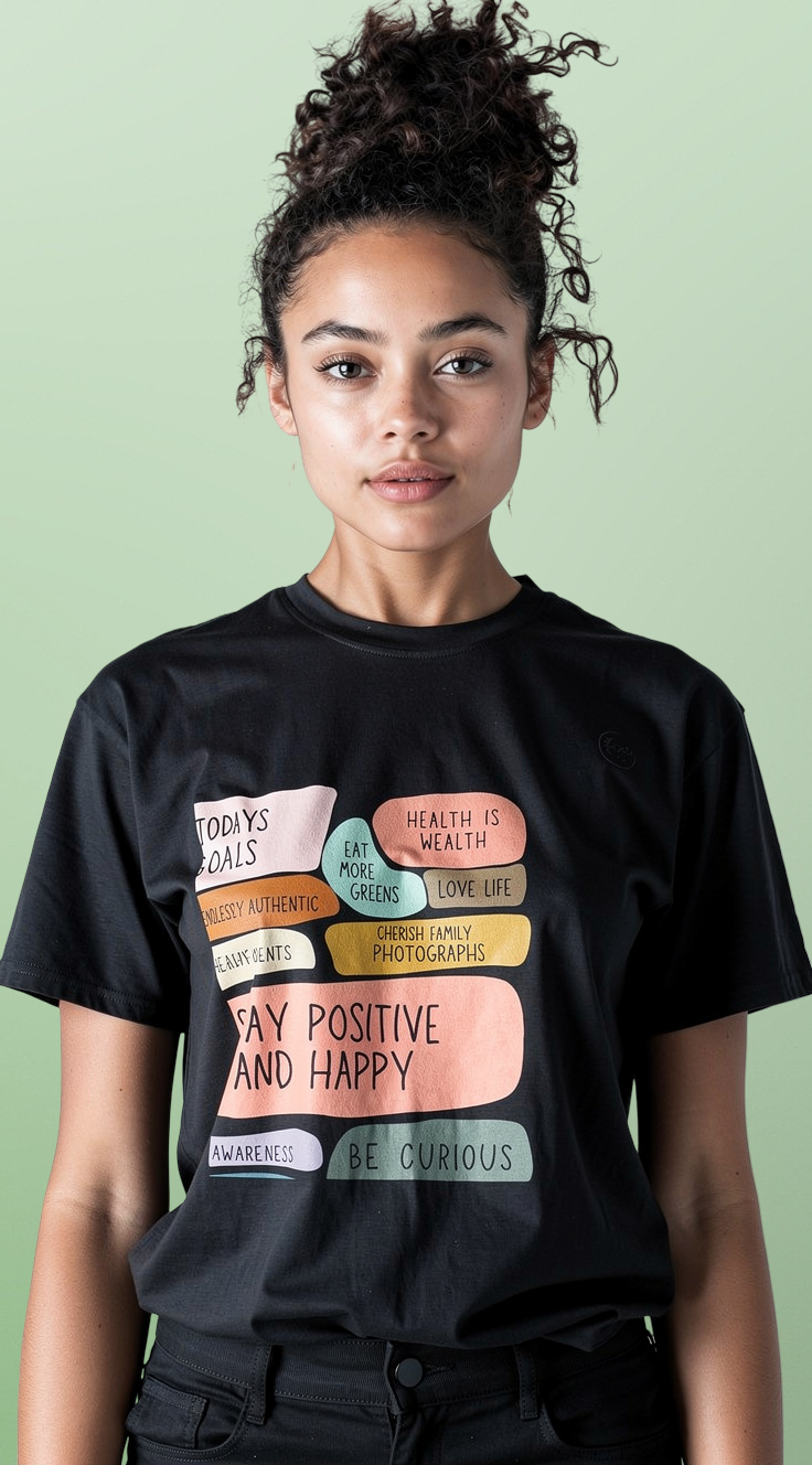 Stay Positive and Happy T-Shirt