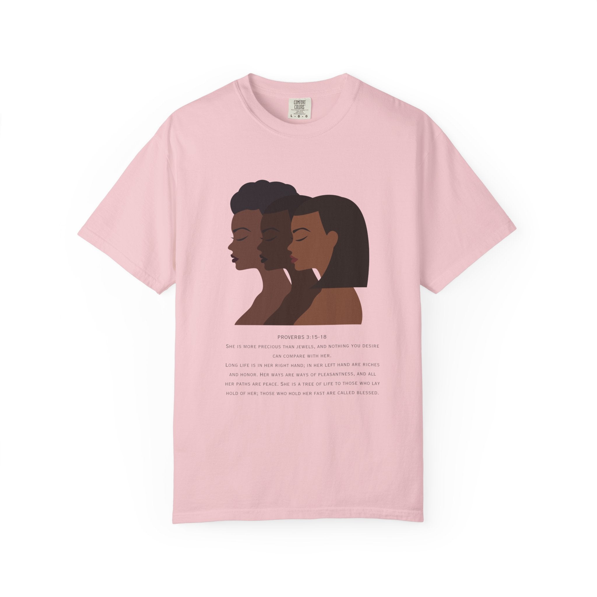 T-Shirt — Sisterhood Profile Portraits with Affirmation Text