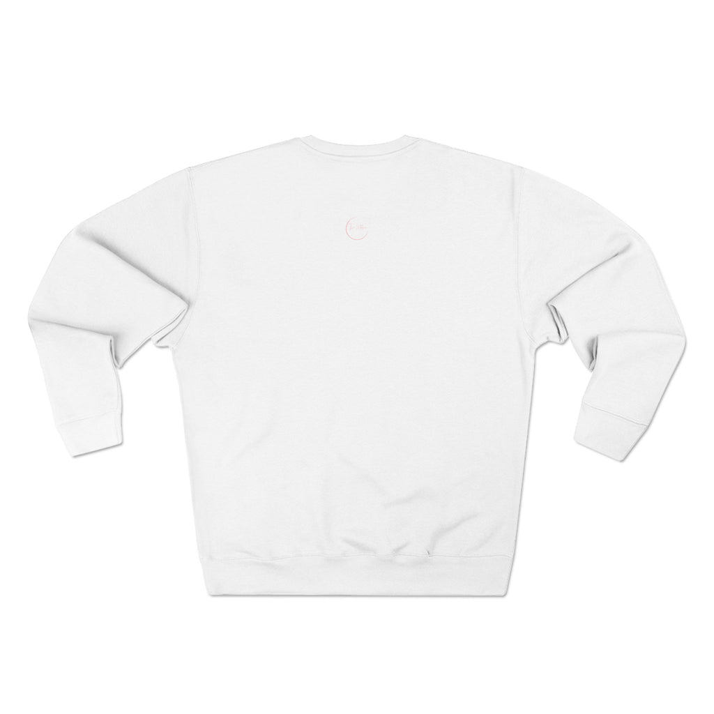 Messy Bun Mom Crewneck Sweatshirt — 'Busy Mom' Minimal Sketch