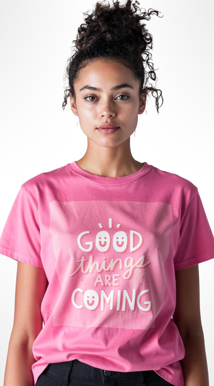 Good Things Are Coming T-Shirt — Positive Inspirational Graphic Tee