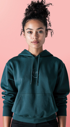 Three-Panel Fleece Hoodie — Cozy Charcoal Pullover Hoodie