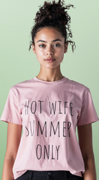 Hot Wife Summer T-Shirt — Funny Bachelorette & Vacation Tee