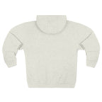 Minimal 'Be Kind' Zip Hoodie — Light Grey Casual Zip-Up