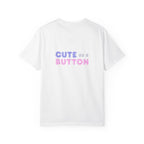 Mom Up T-Shirt — Cute as a Button Pastel Graphic Tee for Moms