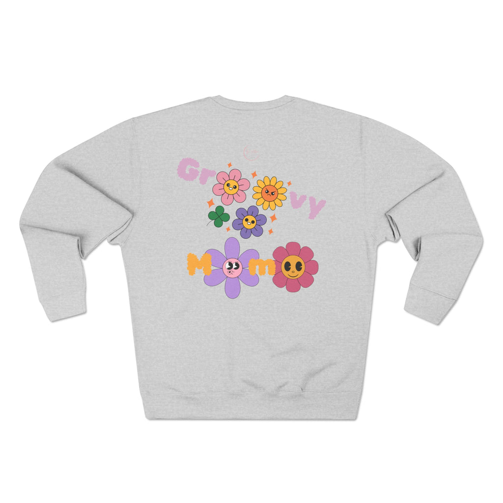 Groovy Mama Sweatshirt — Retro Flower Mom Crewneck