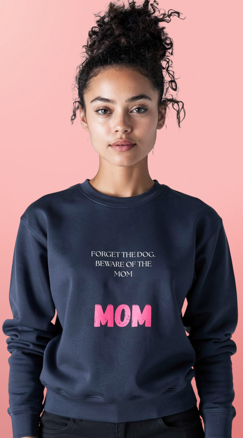 Cozy 'MOM' Crewneck Sweatshirt — Minimalist Mother's Day Gift