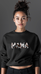Mama Leopard Print Crewneck Sweatshirt