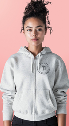 Minimalist Golf Zip Hoodie - Small Chest Logo